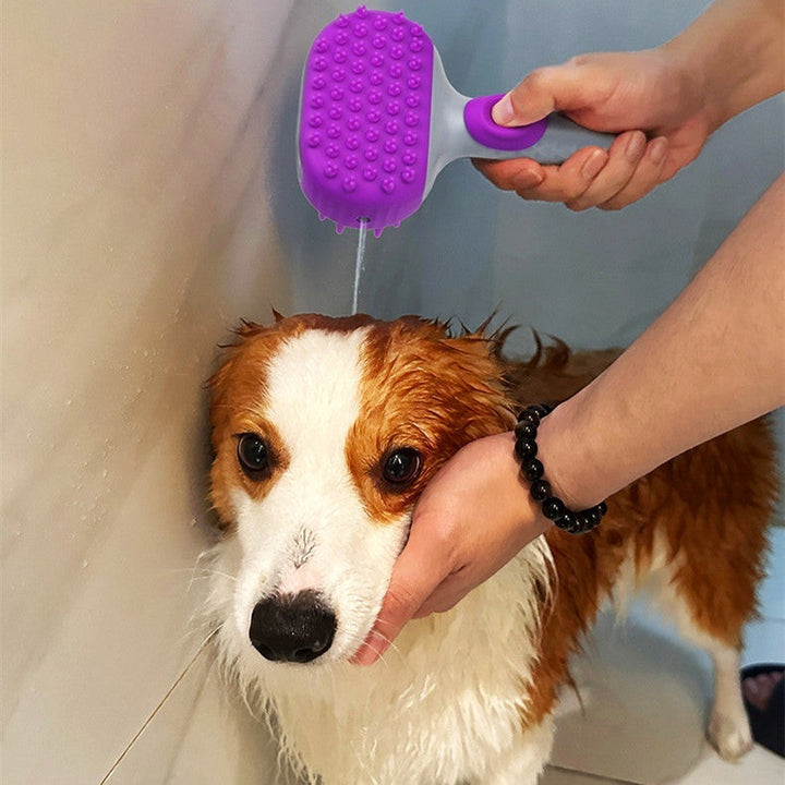 Transform Your Pet's Bath Time with Our Shower Bathing Hair Cleaning Brush